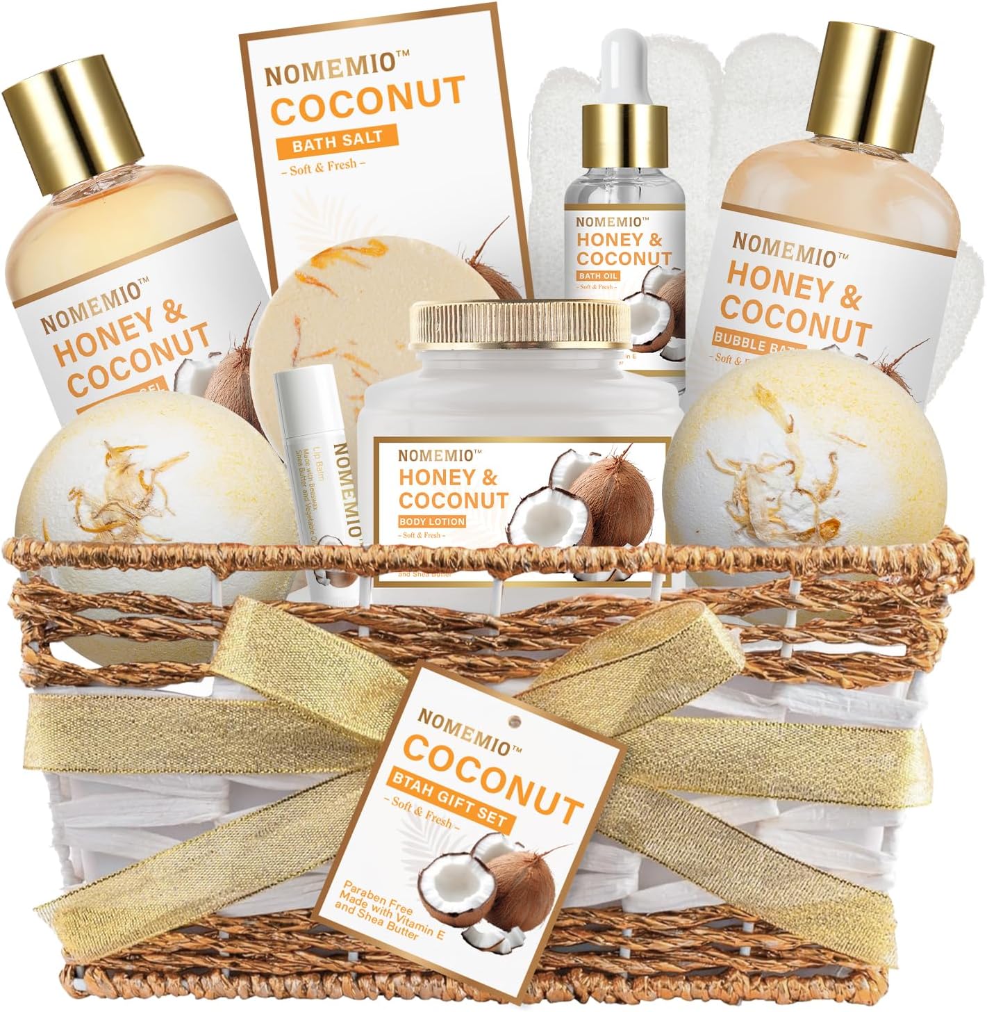 Honey & Coconut Luxury Spa Gift Basket