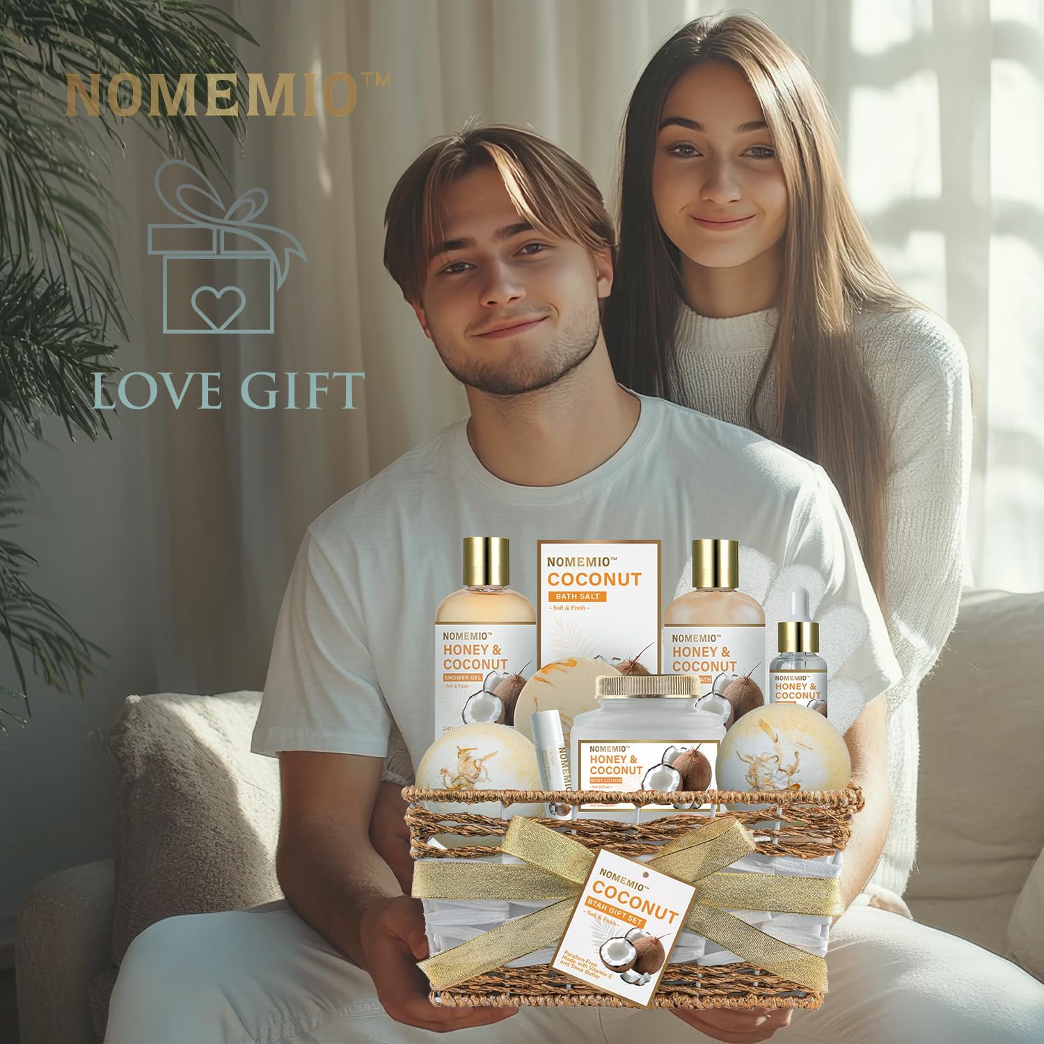 Honey & Coconut Luxury Spa Gift Basket - Image 4