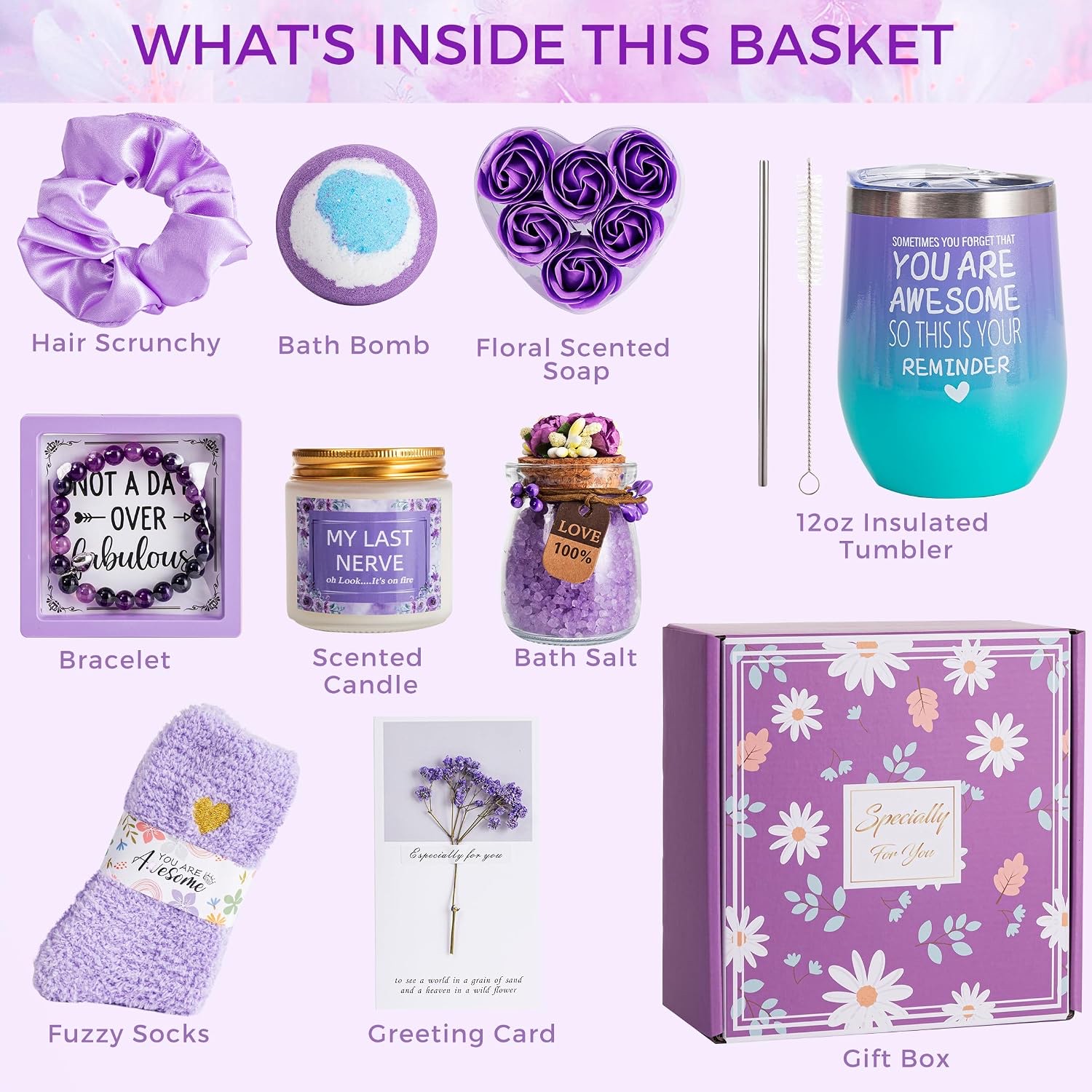 Luxury Lavender Spa Gift Box – Premium Edition - Image 3