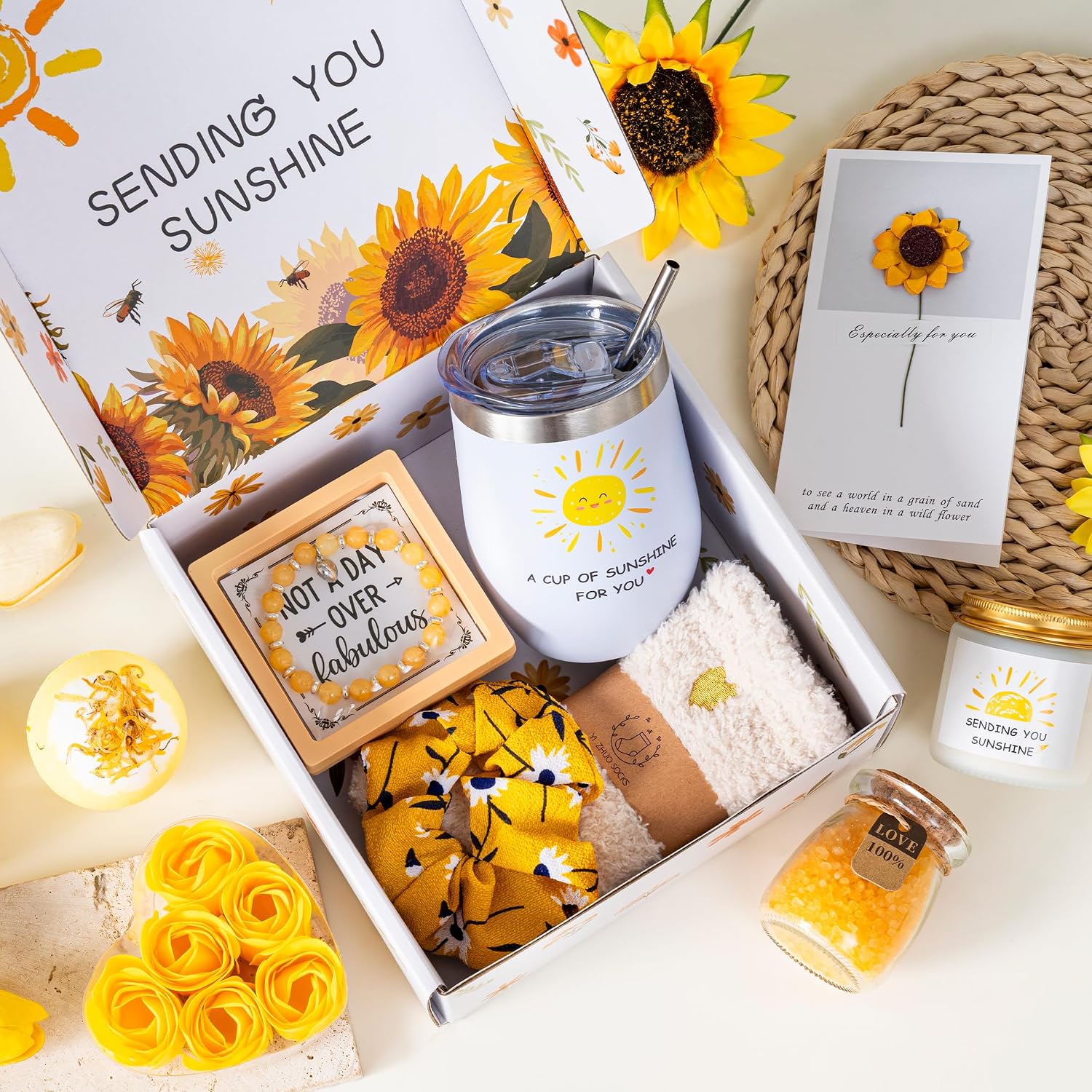Luxury Self-Care Spa Gift Box – Yellow Edition - Image 2